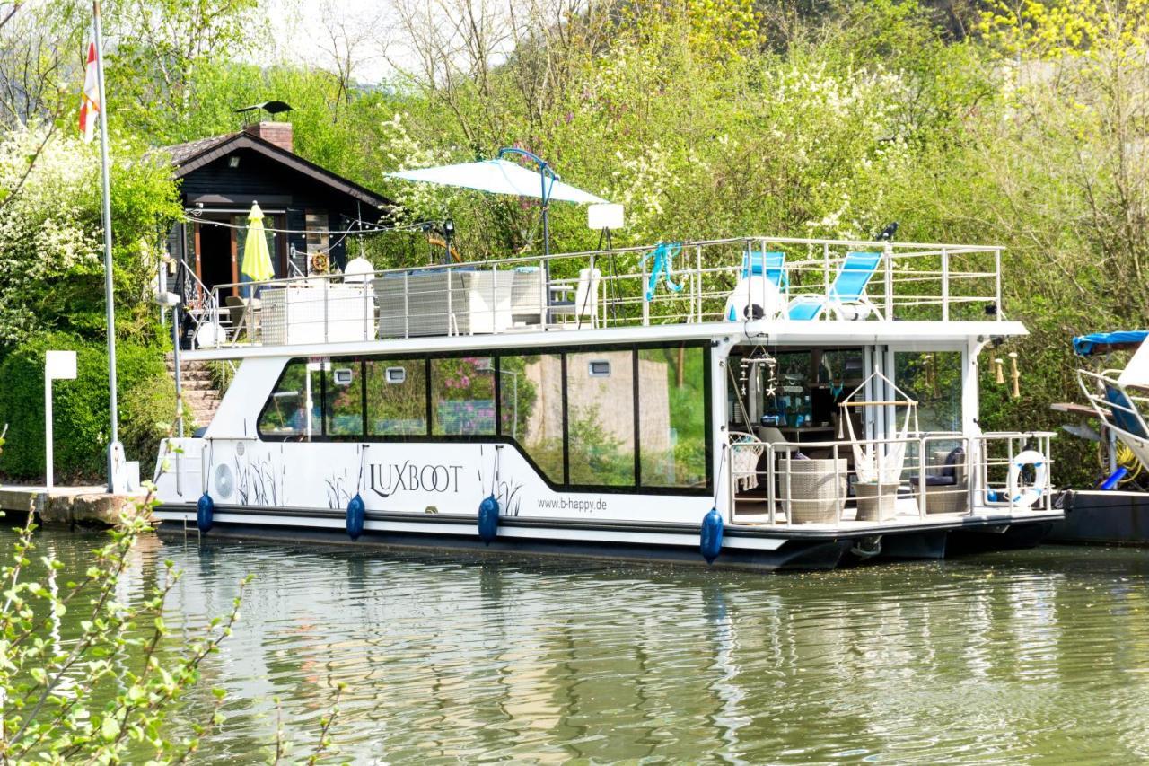 Hotel Hausboot Schleuseninsel Lahnstein Exterior foto