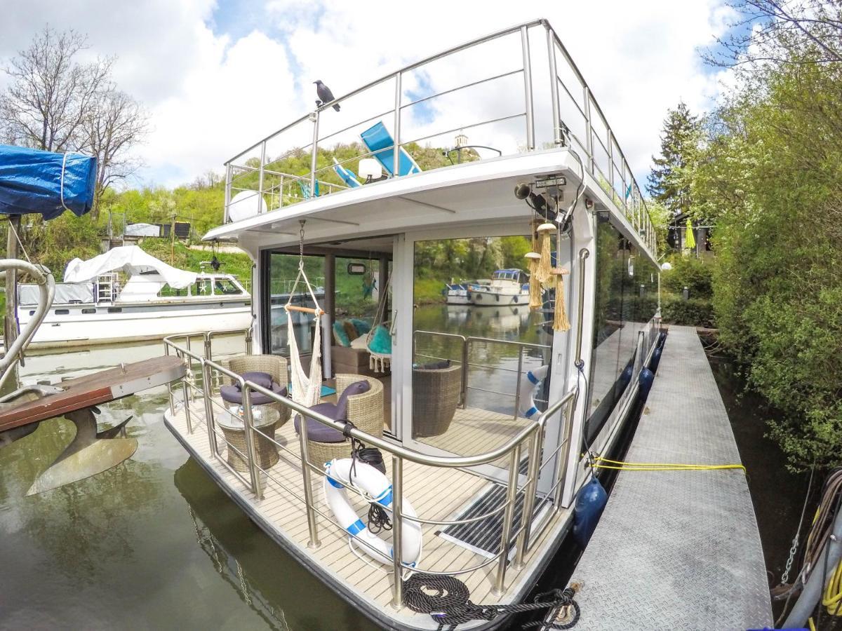 Hotel Hausboot Schleuseninsel Lahnstein Exterior foto